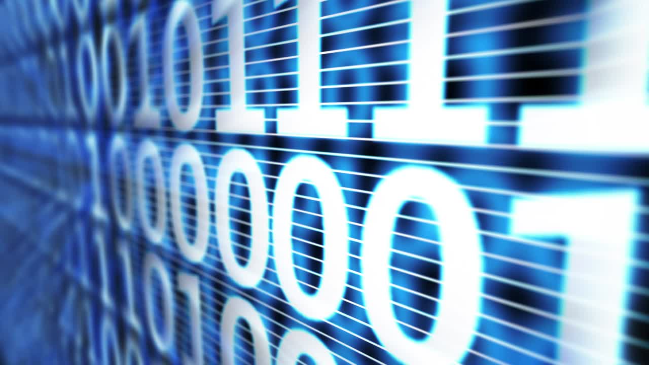 Binary Code background animation