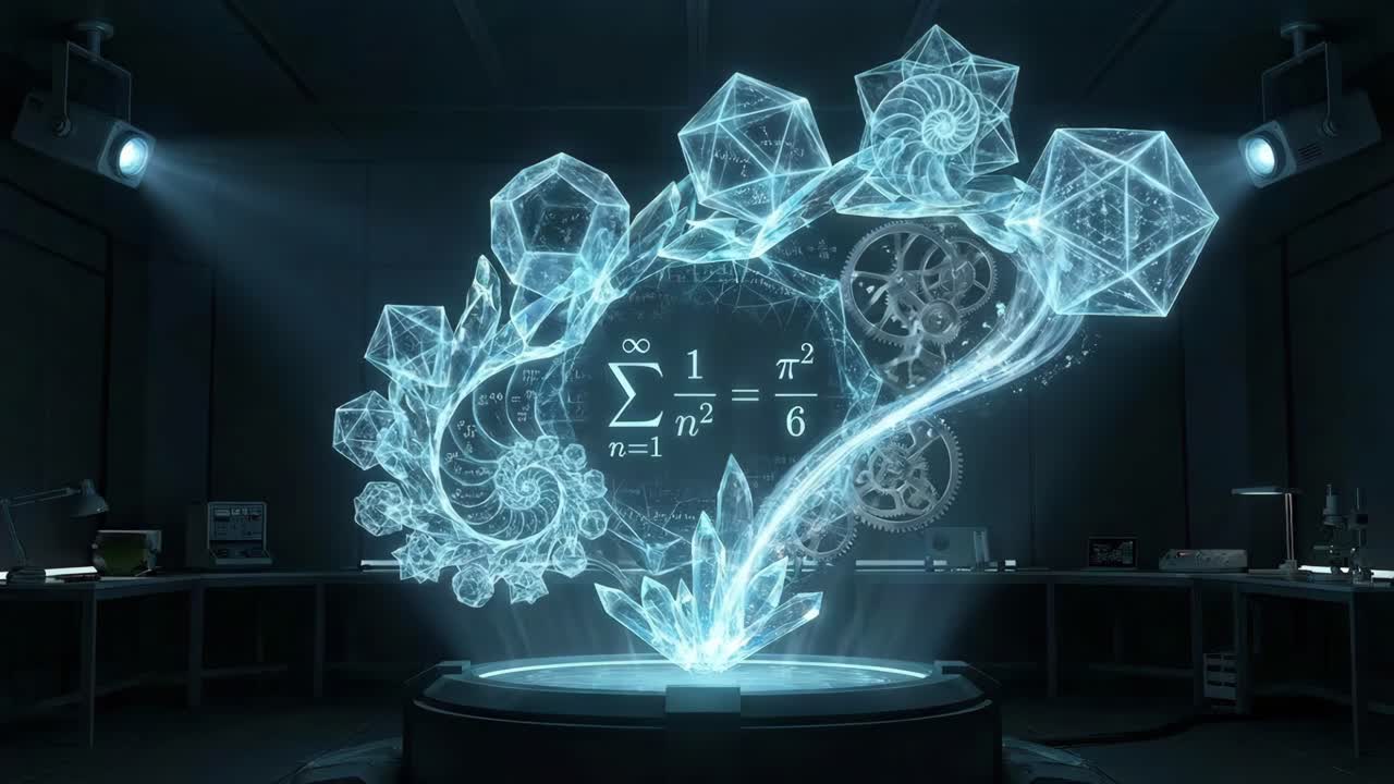 Ologramma matematico in un laboratorio