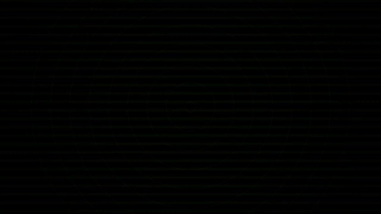 Green Hourglass Loading Symbol on Retro CRT Display