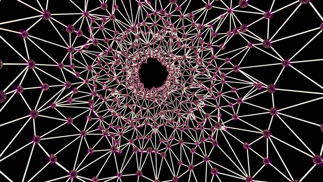 espiral de red abstracta