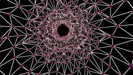 espiral de red abstracta