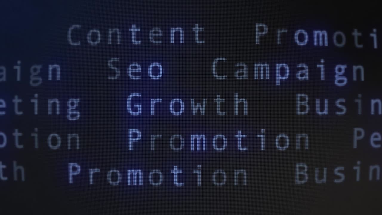 Animated Tags or Keywords B-Roll Generator – Macro Glitching Pixelated CRT Effect – AE Template