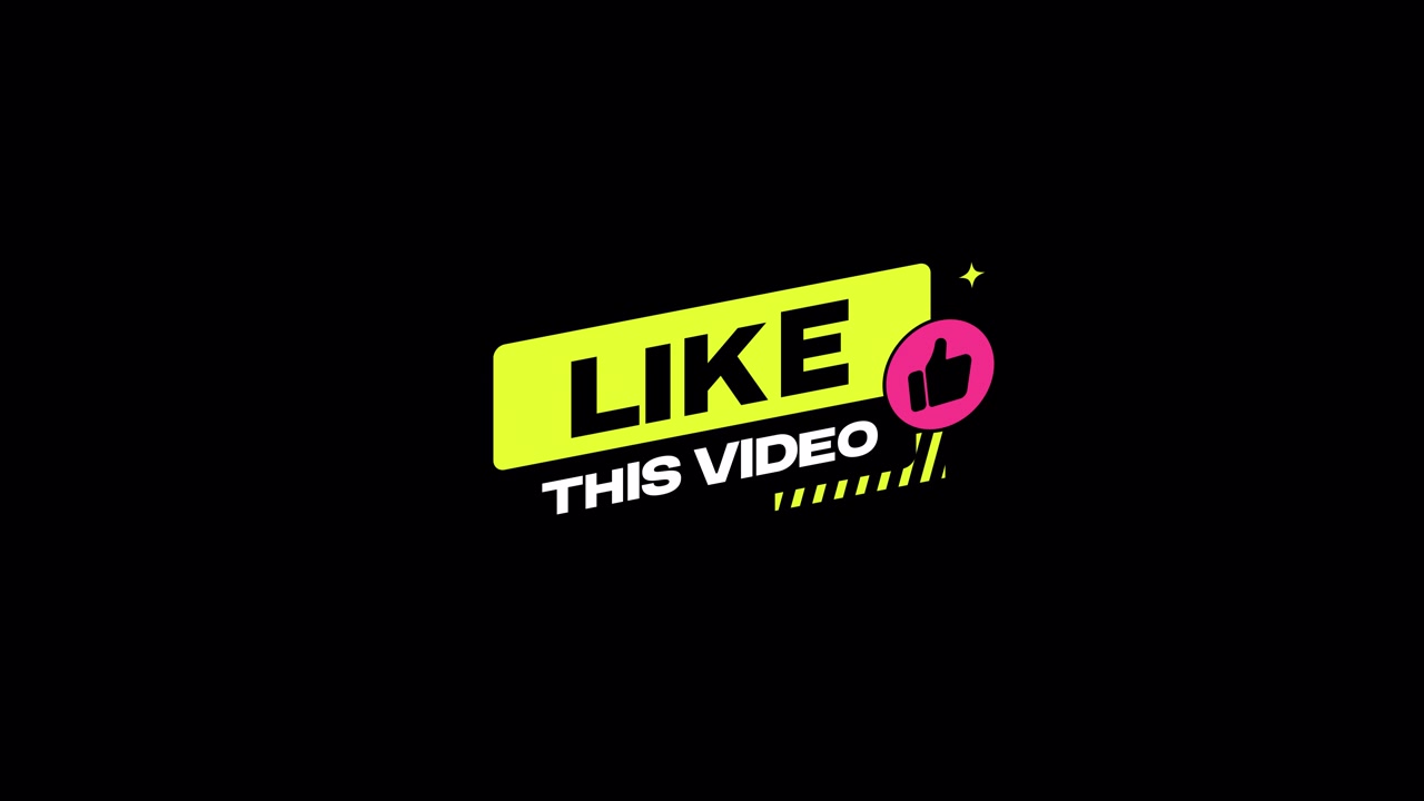 Animated Like This Video Call to Action Graphic
