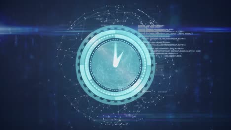 clock moving and data processing