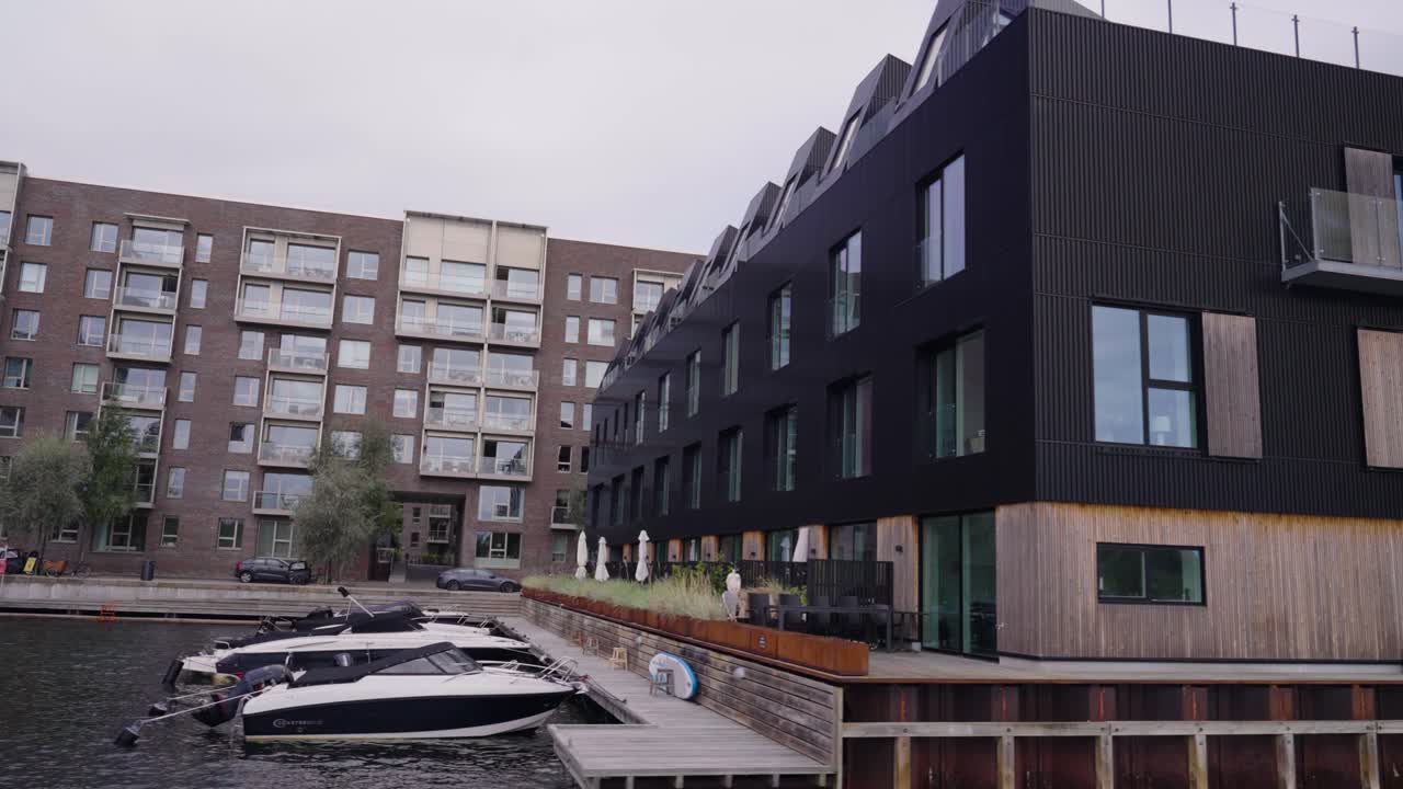 Luxury rental townhouse property on Sanders pier in Copenhagen, Denmark