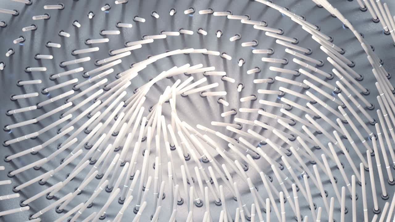 색 전기 텔레 배경 3d 렌더링 원활한 루프 애니메이션