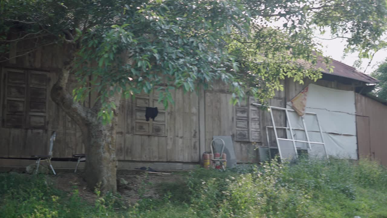 Old Wooden House in Rural Area