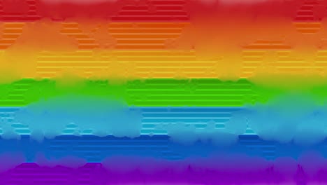 banner animado vectorial del mes del orgullo. concepto del mes del orgull. fondo arco iris con efecto de color de agua. imagen creativa para redes sociales, sitio web. 4k 60fps
