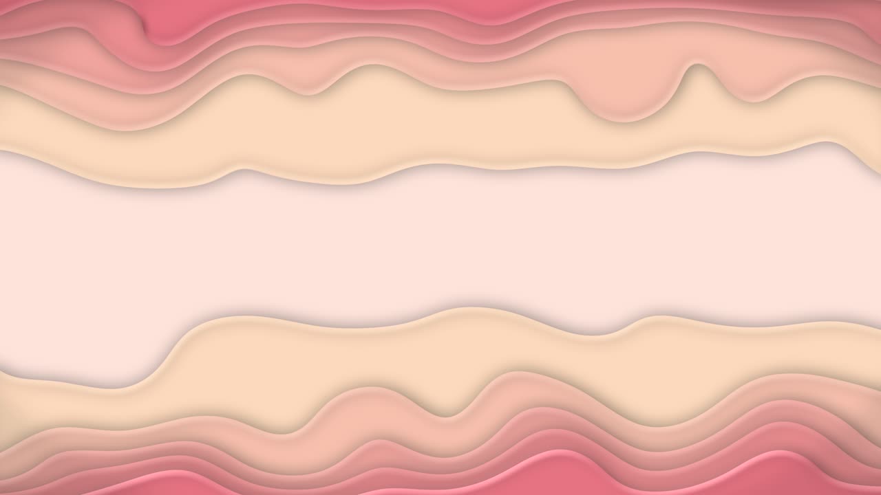 diseño de formas cortadas en papel fondo de gráficos de movimiento colorido sin fisuras en bucle para texto de redes sociales