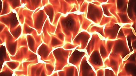ondas de fuego abstractas