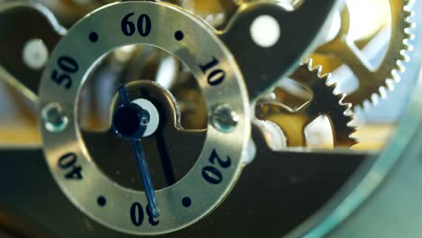 beautiful clock: mechanism,hands,wheel