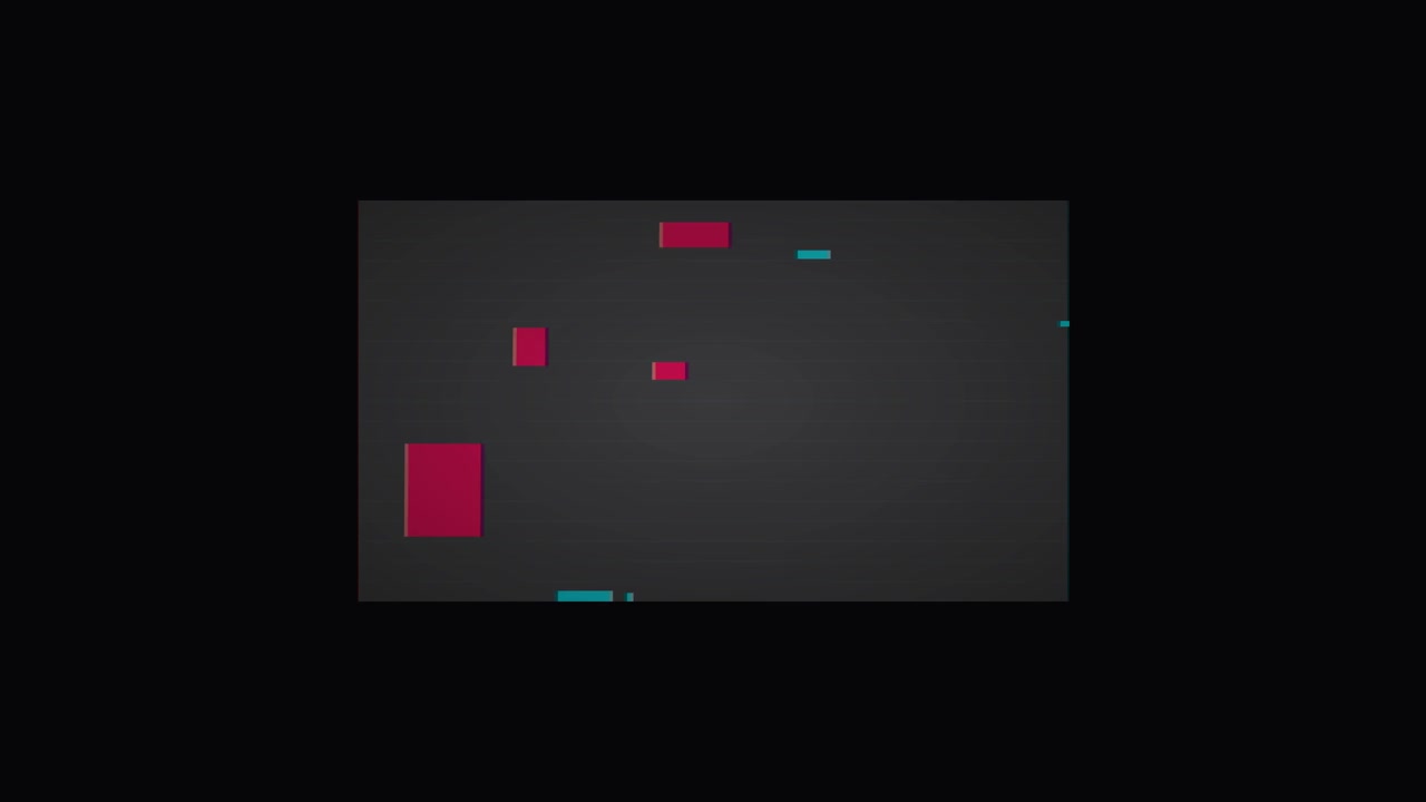 Abstract Motion Graphics Featuring Geometric Shapes and Sine Waves