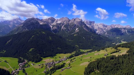 scenic view of the beautiful landscape in the alps