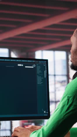 Vertical Video Digital editor uses AI powered text to video generator to create content
