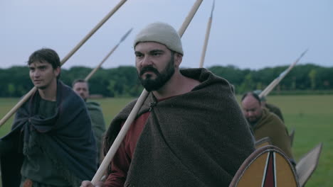 ancient warriors in training