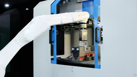 kuka industrial robot arm performing automated task