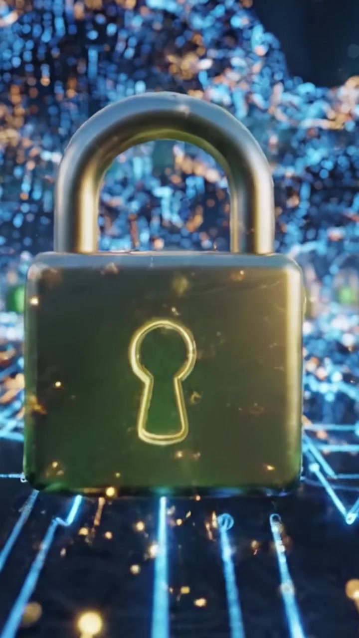 Exploring the Evolution of Digital Security: From Traditional Locks to Futuristic Encryption Visualizations Representing Data Protection in a Cyber World