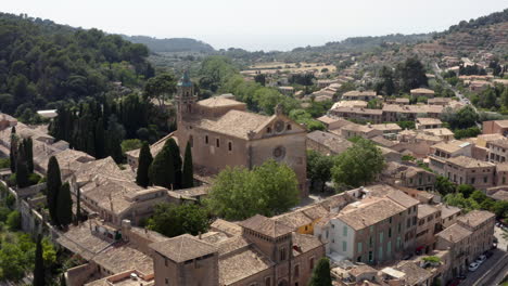 royal charterhouse and monastery in historical valldemossa village