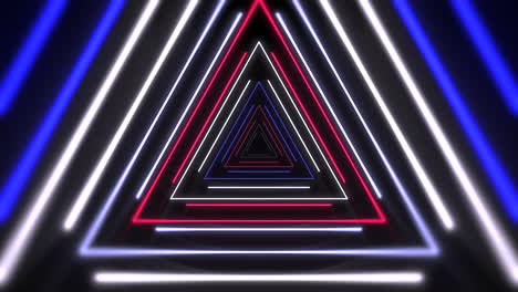 triángulos de neón de colores de movimiento 2