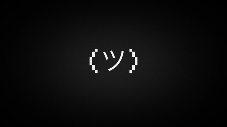 text smile on old tv screen