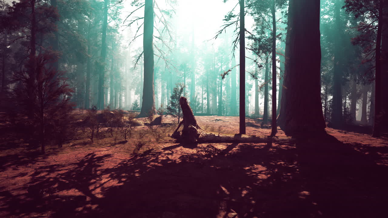 Misty Redwood Forest