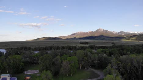 Drone-shots-of-the-mountains-and-a-park