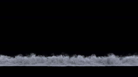 realistic huge tsunami powerful waves in major severe storm in hurricane force winds