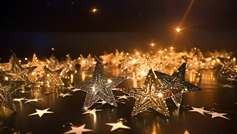 a group of stars arranged on a table