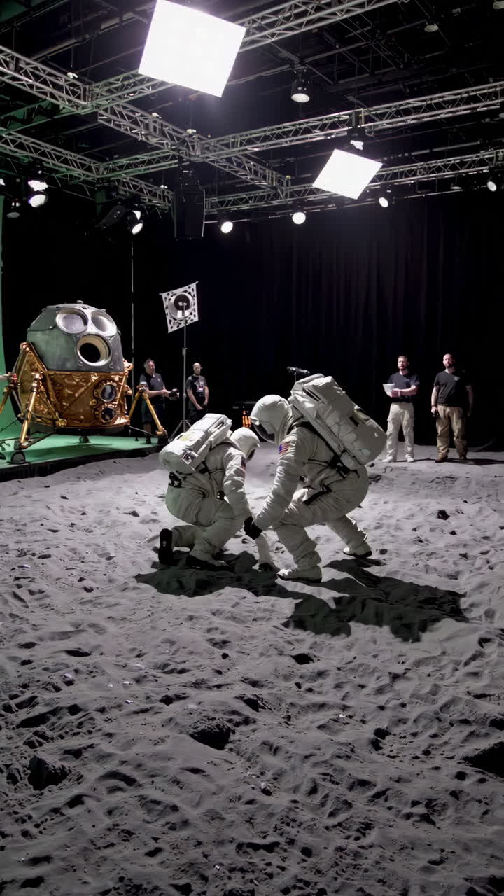 Moon Landing Simulation Filming