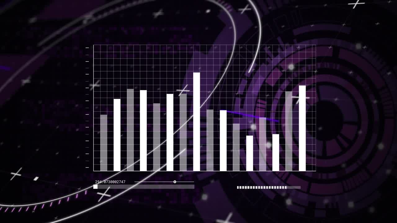 Animation af digital databehandling over skopscanning