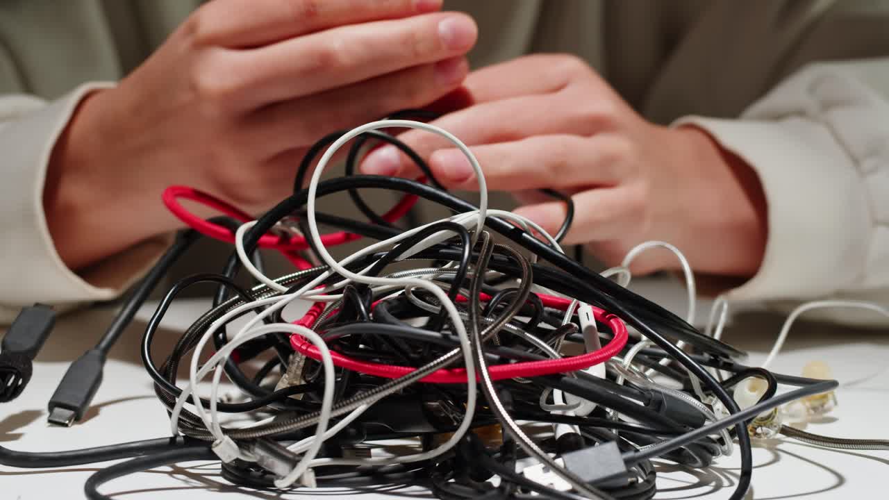 Tangled Cables and Wires
