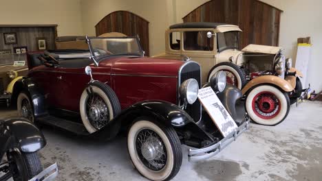 classic car collection: 1930s chrysler and ford model a