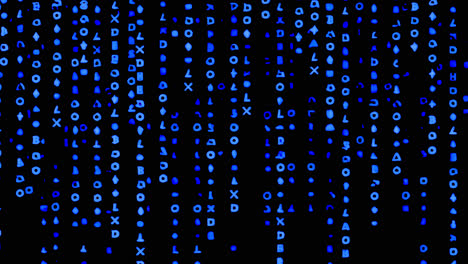 binary code animated overlay, transparent 4k video, alpha channel, prores 4444