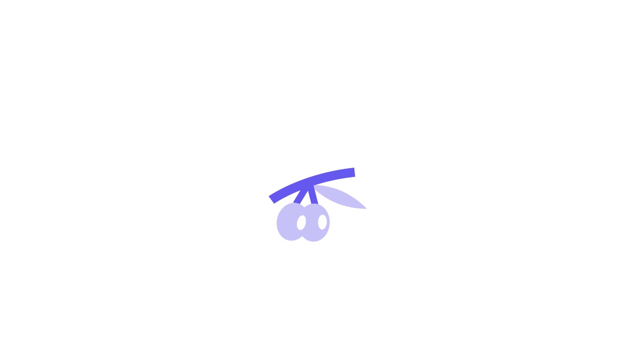 Minimalistisk animerad illustration av två oliver på en gren