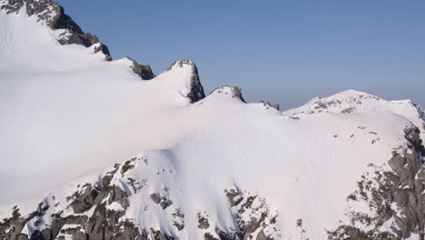 snowy mountain peaks