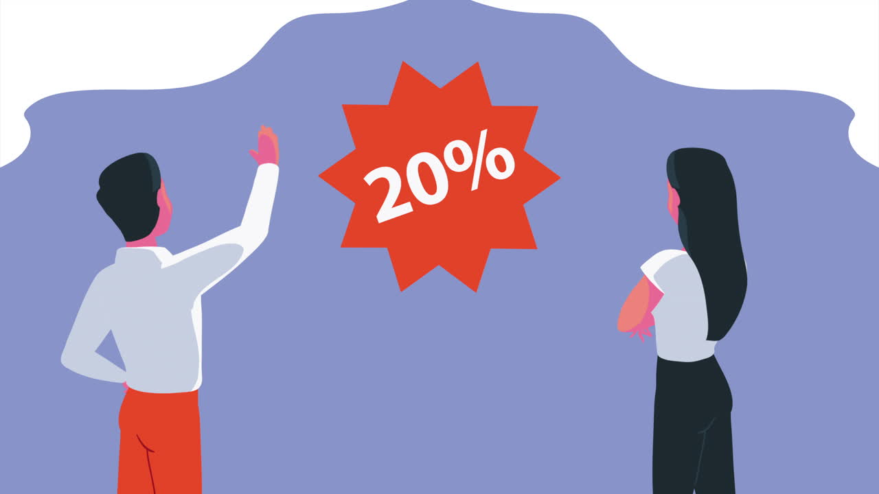 퍼센트 태그를 가진 커플 구매자