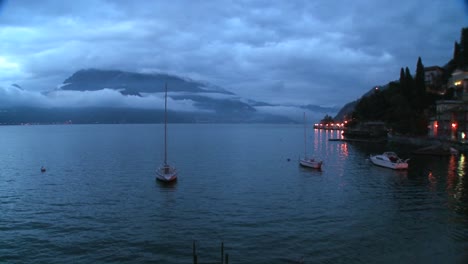 A-beautiful-small-Italian-village-on-the-shores-of-Lake-Como-at-night-4