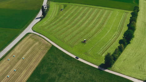 El-Campo-De-Alemania-Occidental-En-Un-Día-Soleado