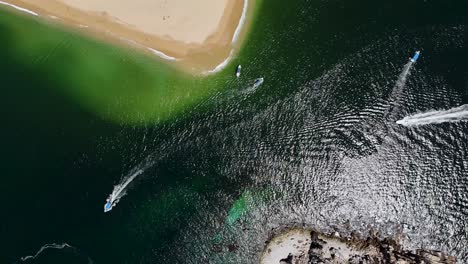 Vistas-Aéreas-De-La-Bahía-De-Cacaluta,-Huatulco,-Oaxaca,-Tomadas-Con-Drones