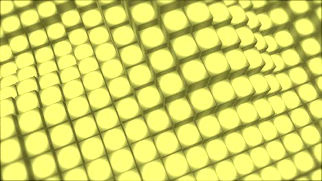 waving cubes loop (yellow)