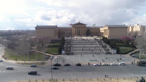 philadelphia art museum drone