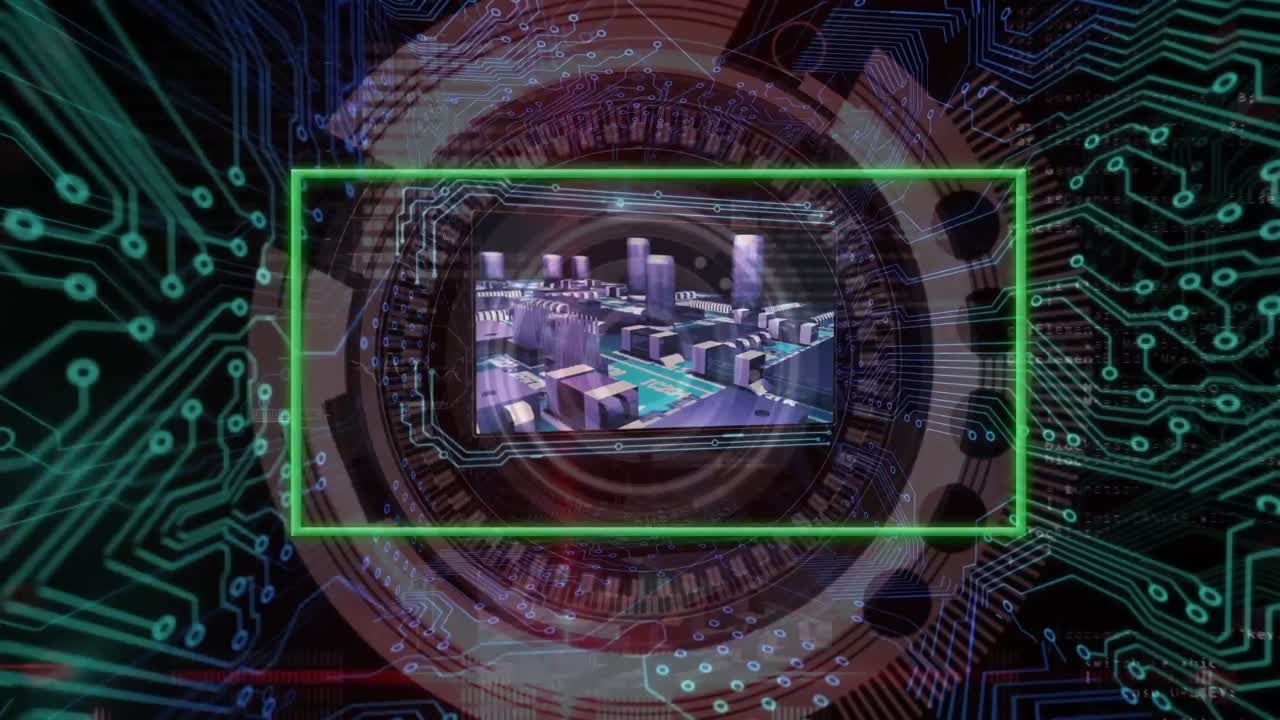 animazione dell'elaborazione dei dati su frame.