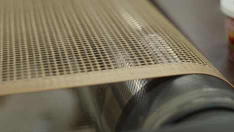 screen printing dryer belt close up