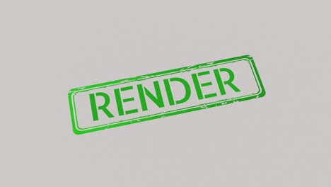 render stamp