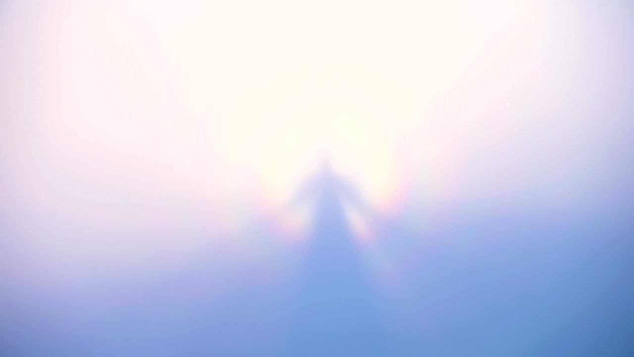 천사의 빛, 빛나는 파동, 구름 속의 하늘