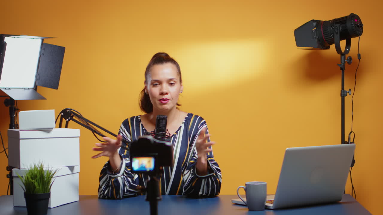 grabando un gran regalo de la nueva estrella de los medios