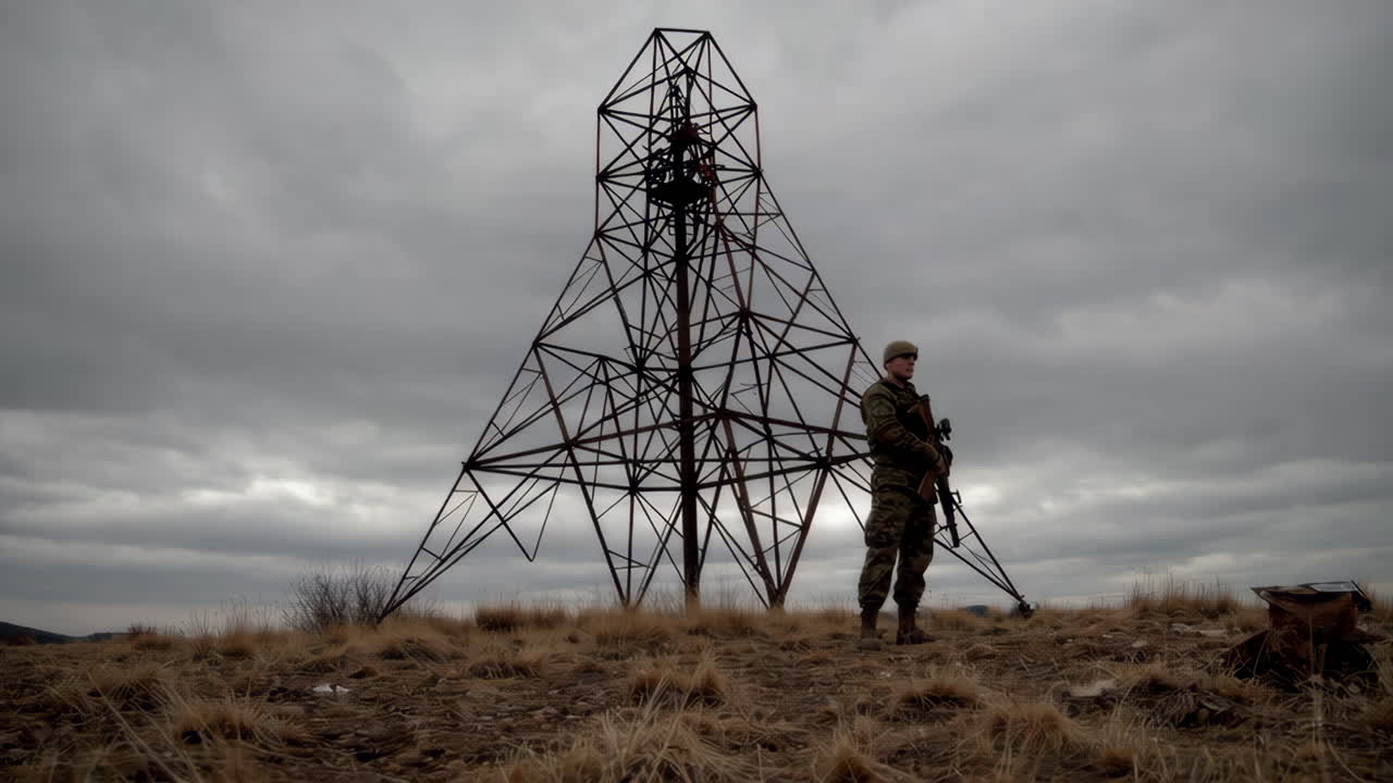 Soldier on Watchtower