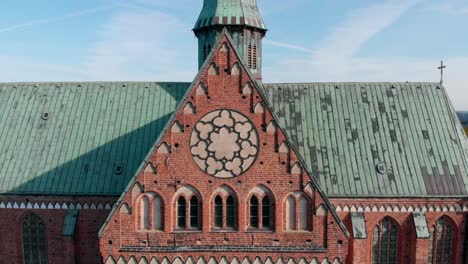 aerial: doberan minster in bad doberan