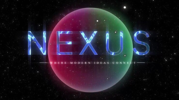 Iridescent Typography Intro