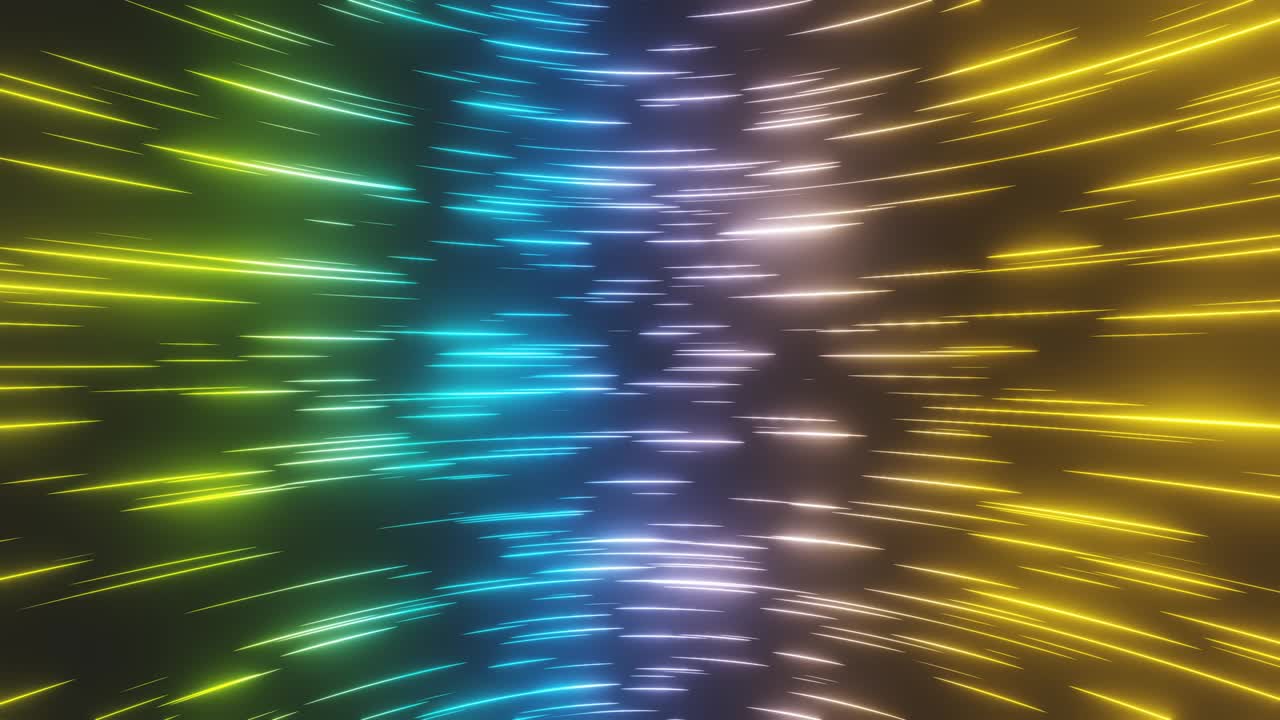 Bright neon lights abstract background. Seamless looping